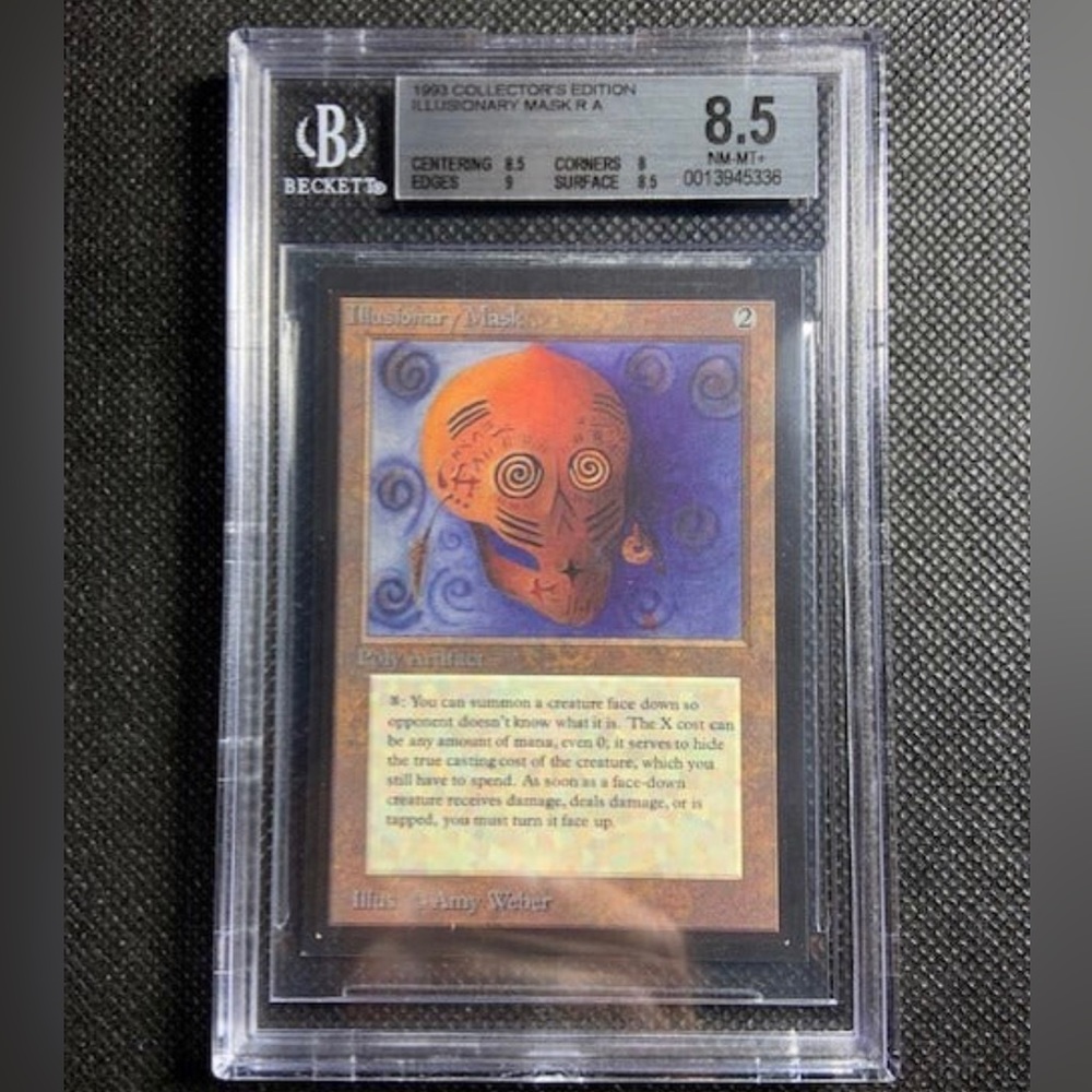 1993 MTG CE Collector's Edition Illusionary Mask BGS 8.5 NM-MINT+